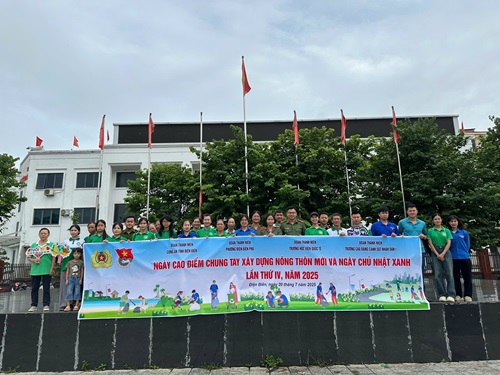 Ngày Cao điểm “Tình nguyện chung tay xây dựng nông thôn mới” và Ngày “Chủ nhật xanh” lần thứ IV năm 2025